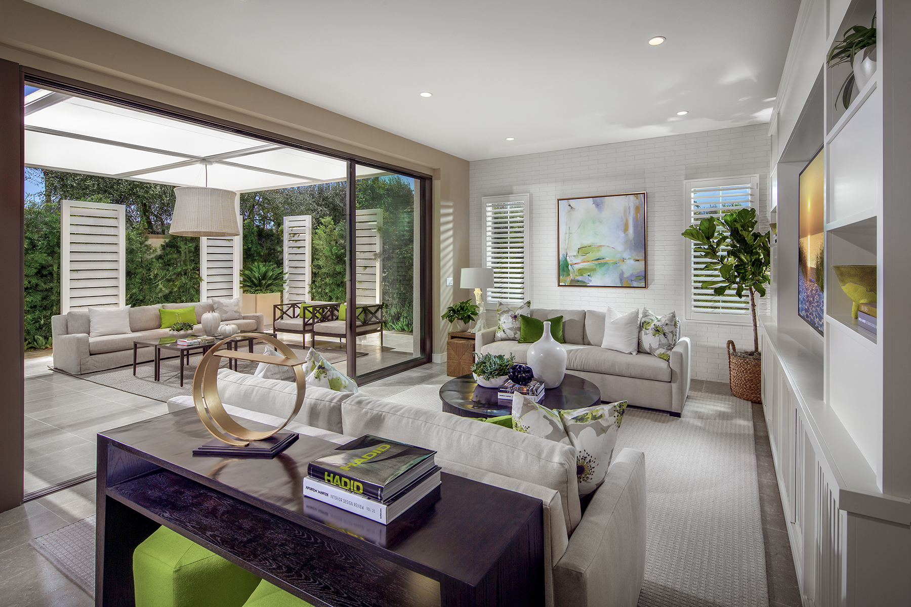 Barcelona Irvine Spectrum residence living room