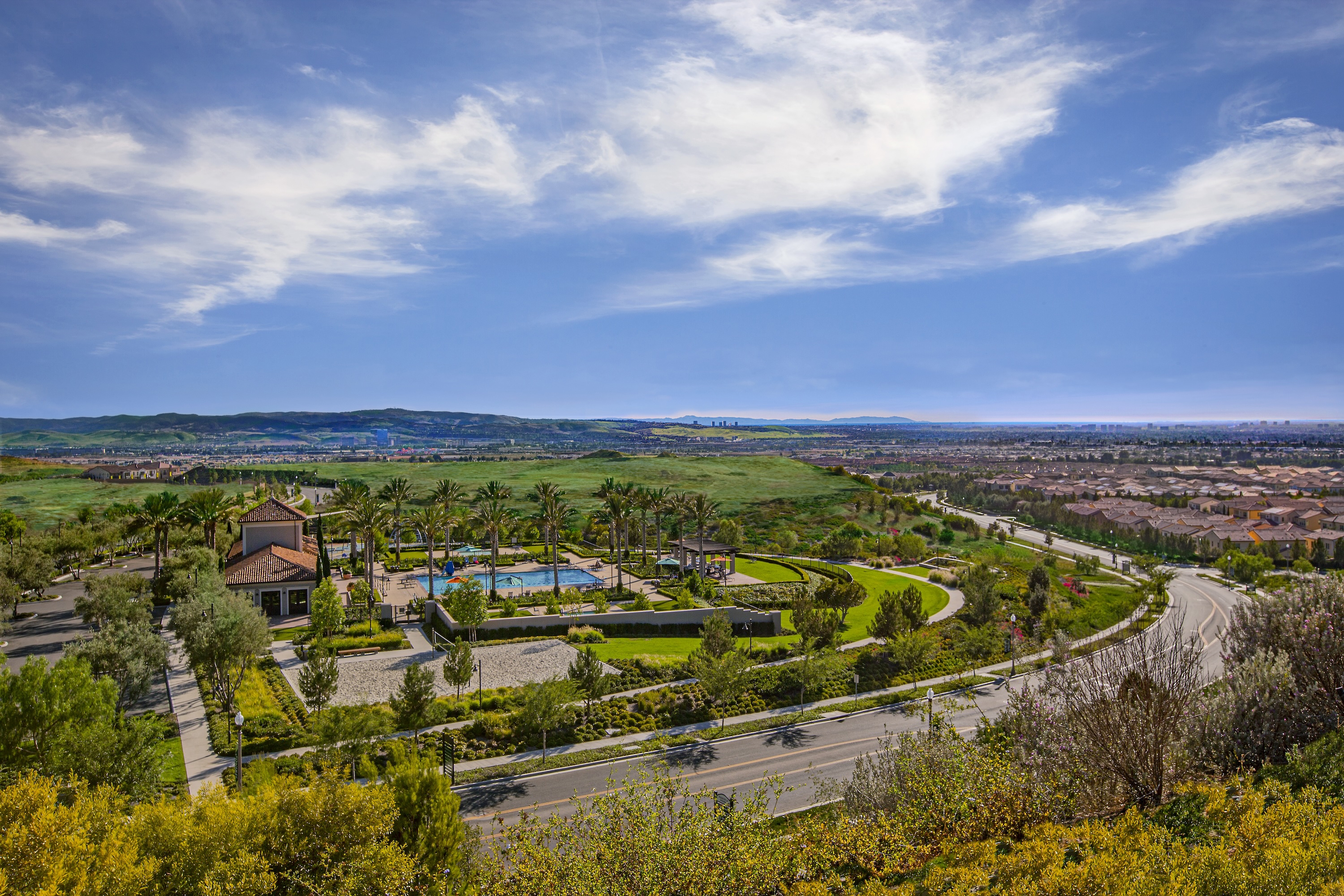 Daytime View Shot of Highland Park