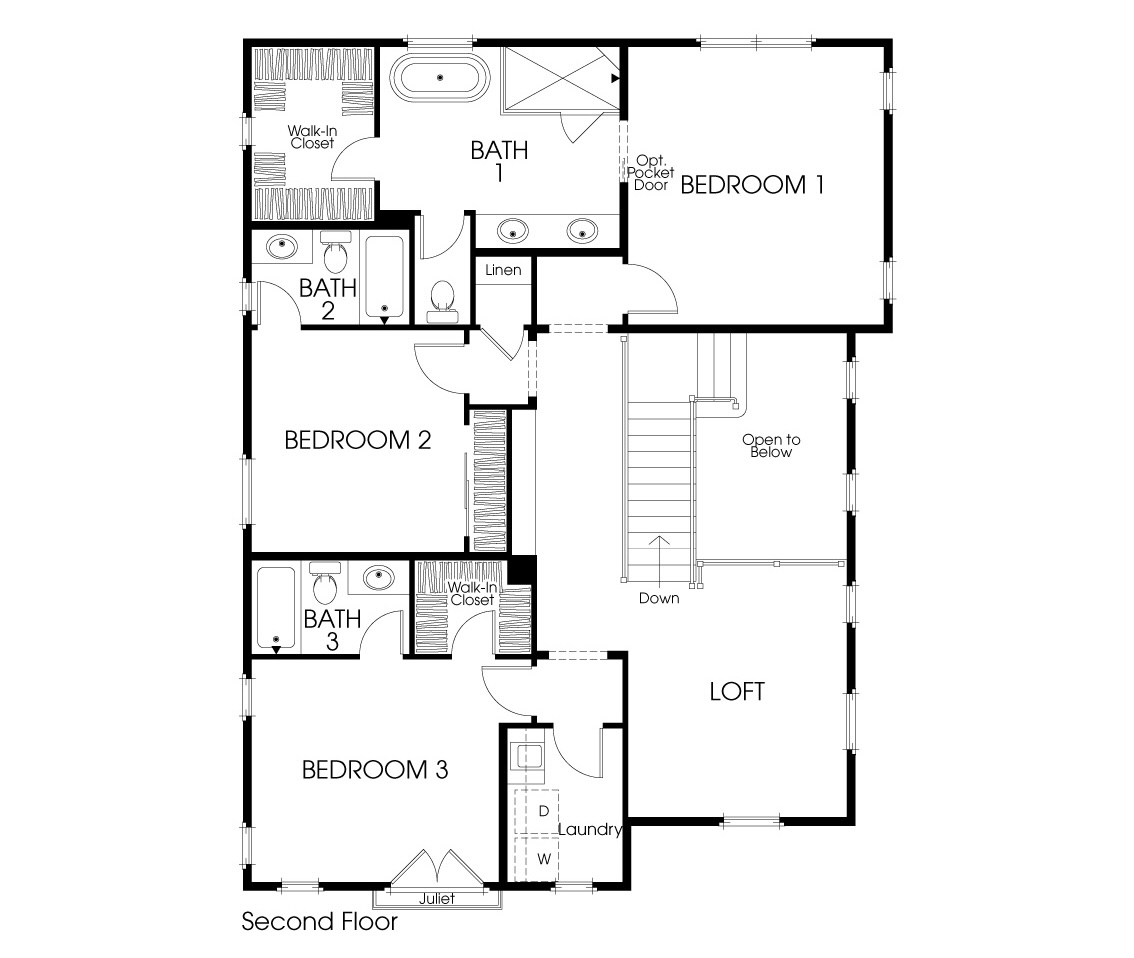 Sierra Plan 2 Second Floor