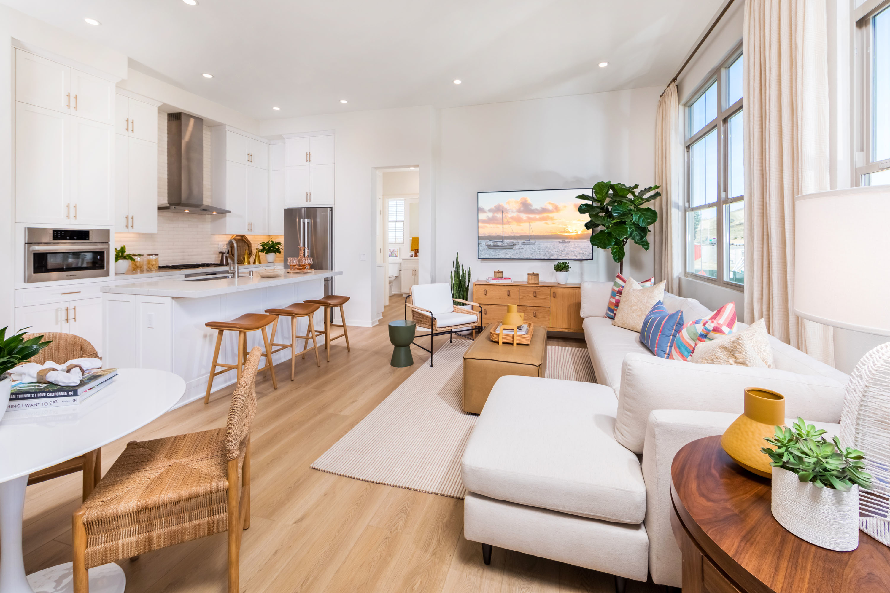 Lapis Plan 1 Family Room and Kitchen