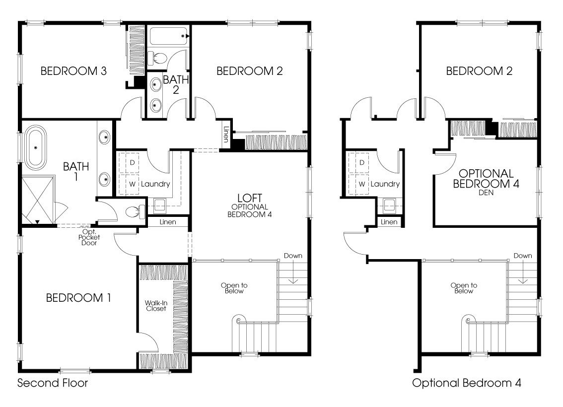 Sierra Plan 1 Second Floor