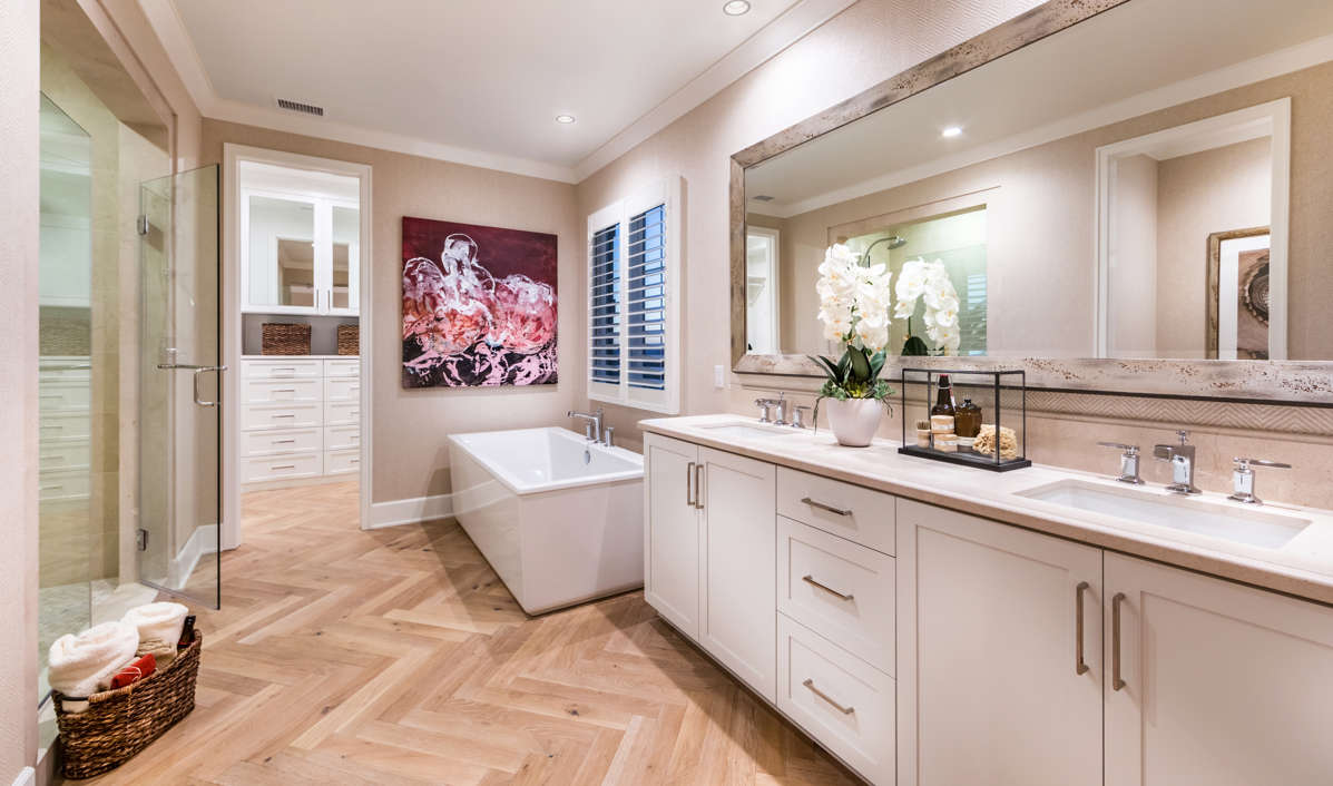 Primary bath countertop