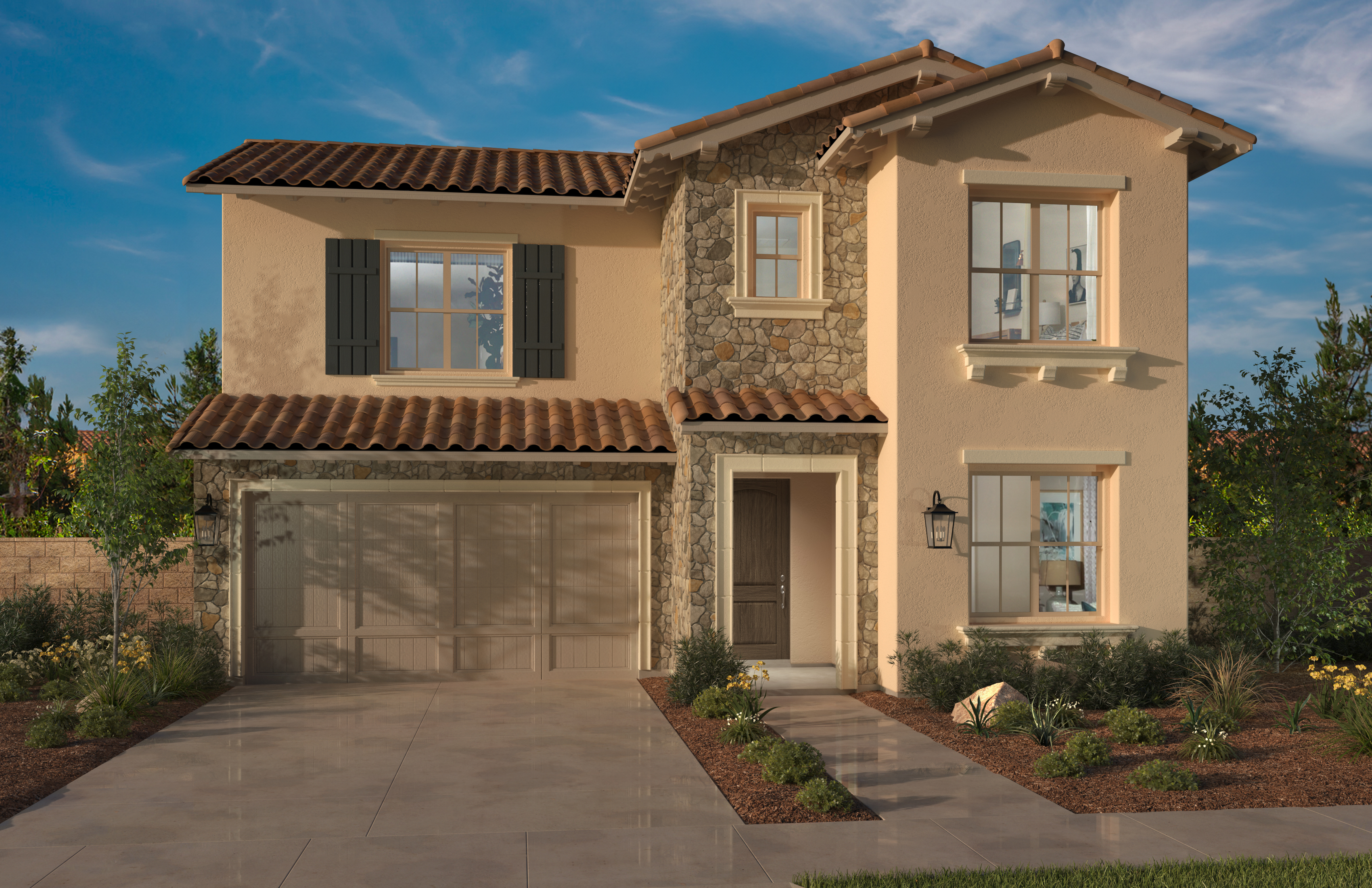 Exterior Rendering of Fresco Plan 2 D